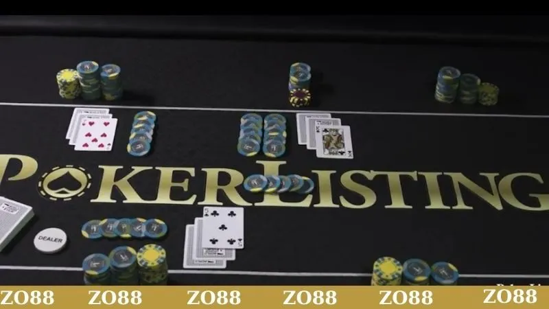 Các vòng cược trong Poker 7 lá