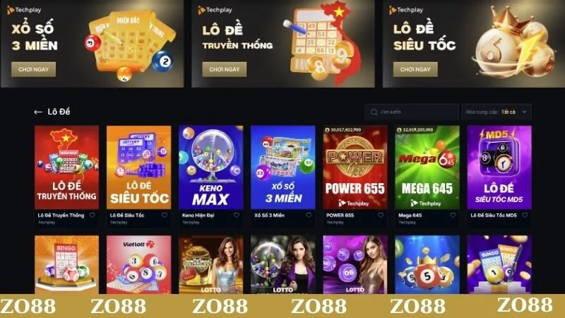 Một số loại hình lô đề ZO88 thường gặp