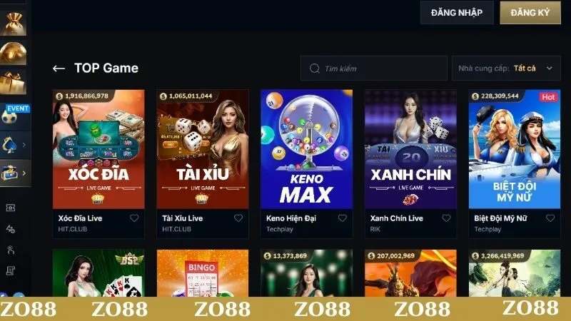 Người chơi giải trí cùng danh mục game yêu thích
