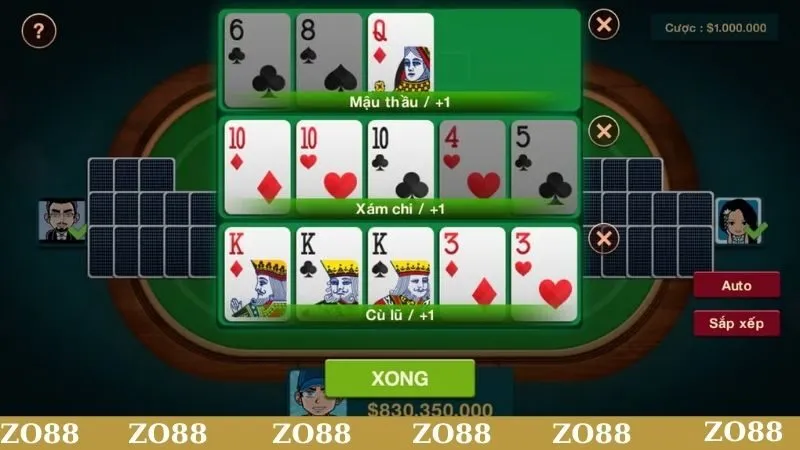 Những điều thú vị về game bài Binh xập xám