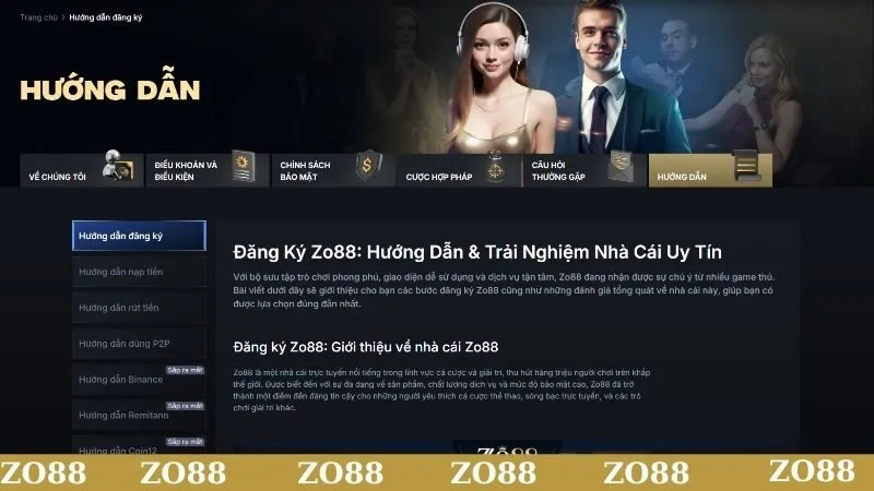 Tất tần tật về chuyên mục hướng dẫn ZO88